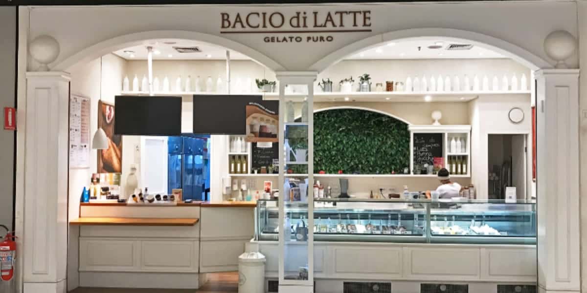 Loja física da Bacio Di Latte (Foto/Reprodução: Bacio Di Latte)