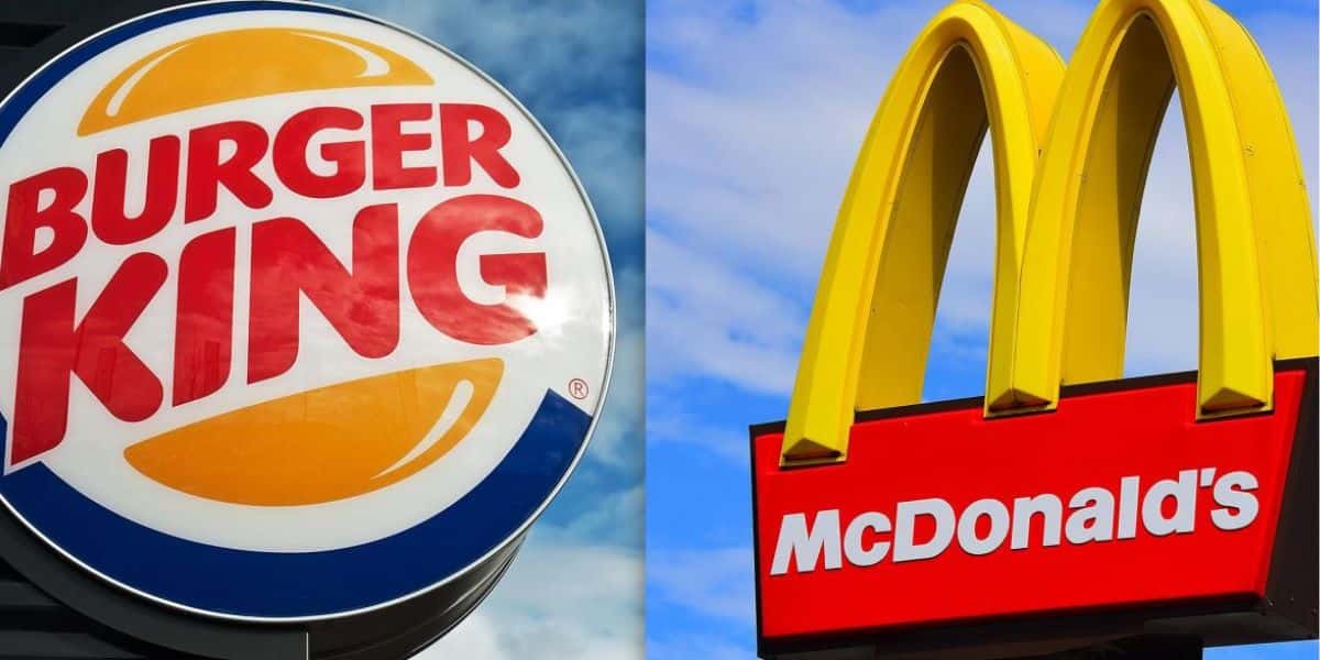 Burger King e McDonald's (Fotos: Reproduções / Internet)