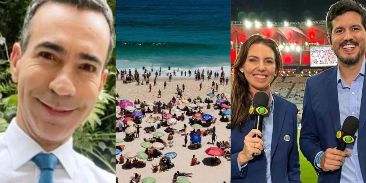 César Tralli - Feriado - Glenda Kozlowski(Fotos: Reproduções / Instagram / Thiago Ribeiro / Band)