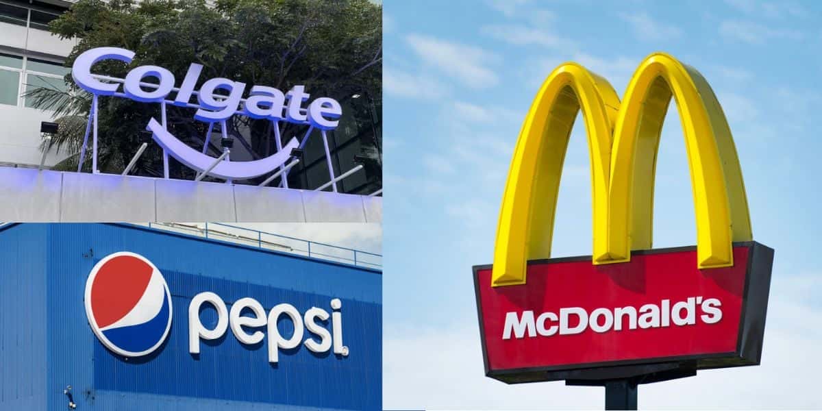 Colgate, Pepsi e McDonald's (Fotos: Reproduções / Internet)