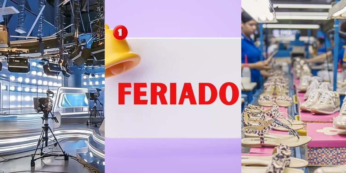 Emissora de TV - Feriado - Empresa de calçados (Fotos: Reproduções / Internet / Absurdov)