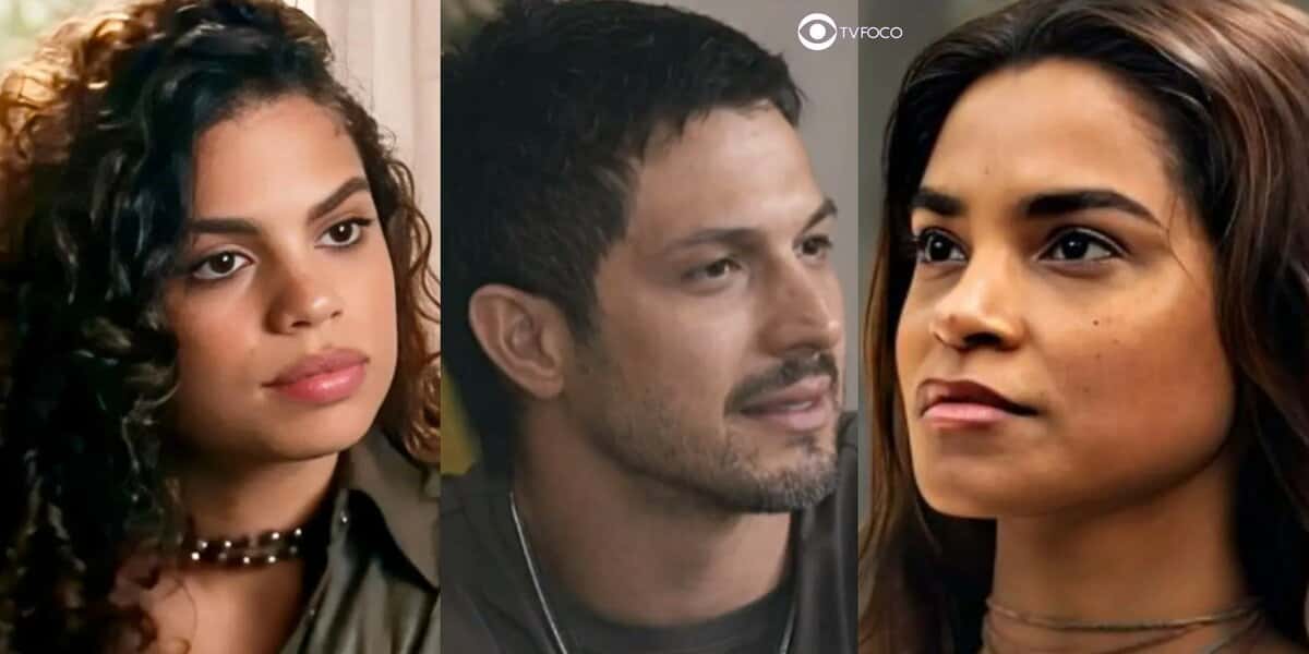 Bia, Oto e Brisa em cenas de Travessia (Foto: Reprodução / Globo)