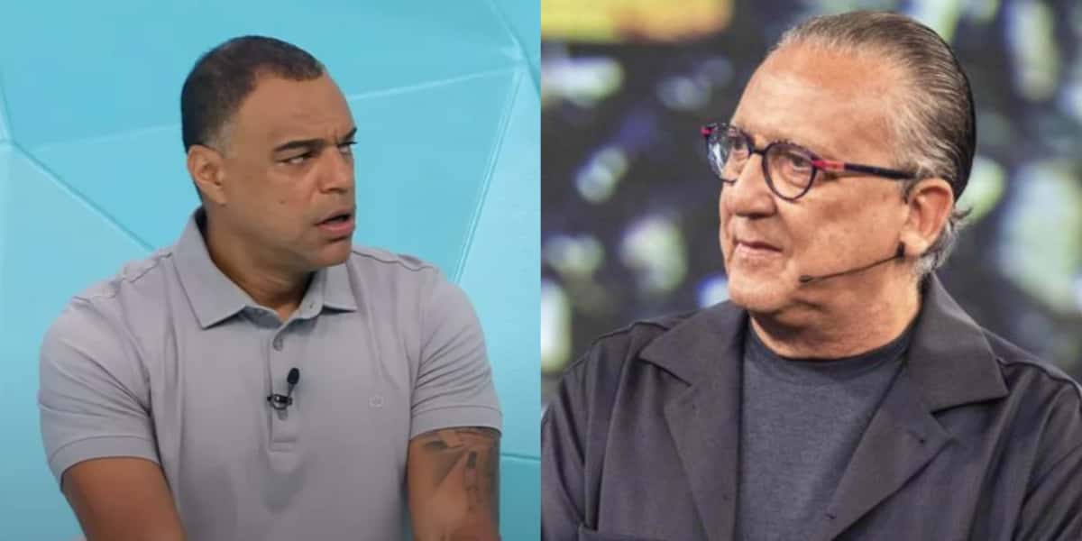 Galvão Bueno e Denílson - foto: Reprodução/Internet