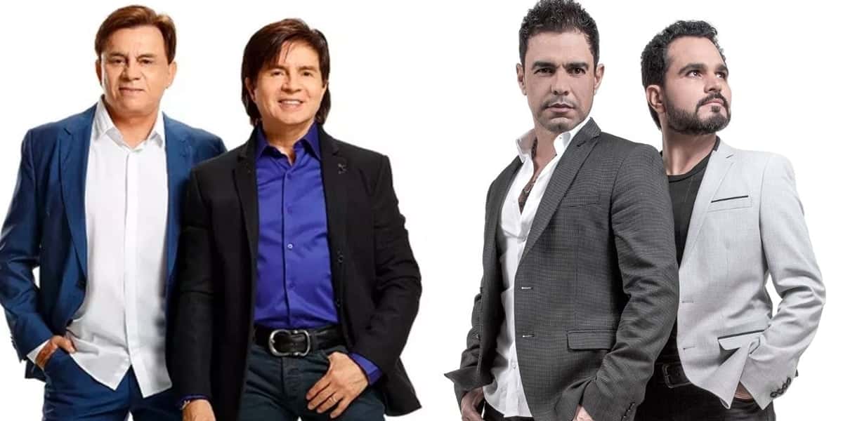 Chitãozinho e Xororó precisaram cancelar show em navio de Zezé e Luciano (Foto: Divulgação Internet)