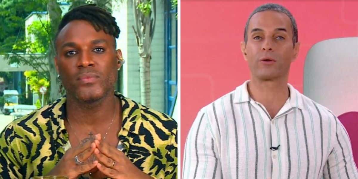 Fred Nicácio falou demais no Mais Você com Battaglini. Foto: Reprodução/Globo