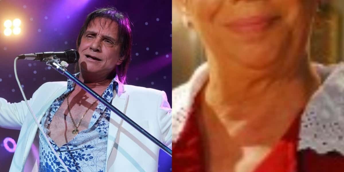 Roberto Carlos teve romance com atriz (Foto: AgNews/Reprodução/TV Globo)