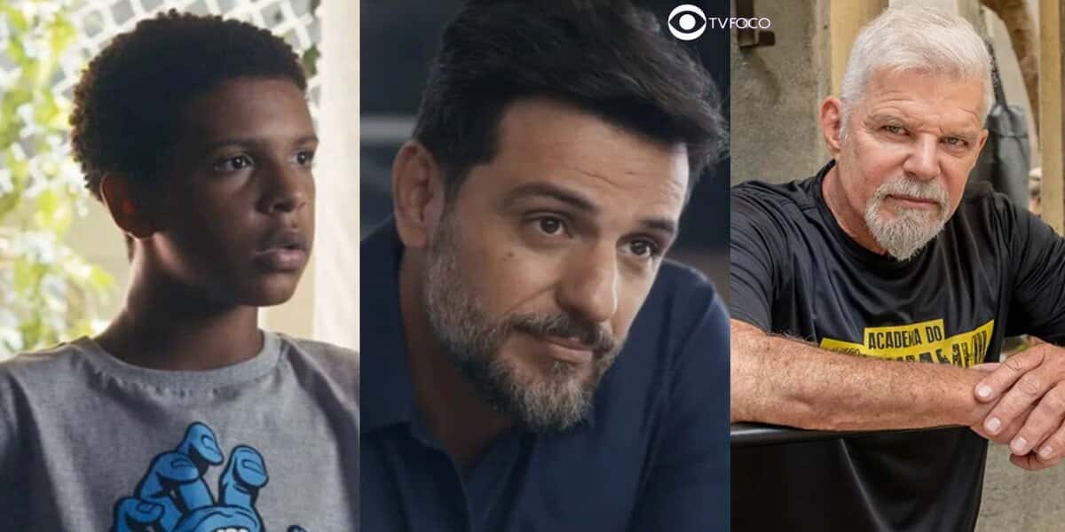 Theo, Moretti e Vandami em Travessia (Foto: Reprodução / Globo)