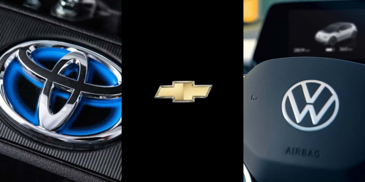 Toyota, Chevrolet e Volkswagen são grandes nomes do automobilismo (Foto: Divulgação)