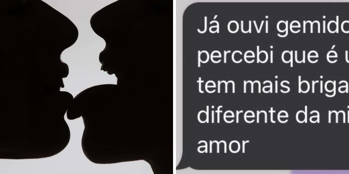 Morador rebate reclamações por gemidos altos em condomínio. Foto: Reprodução/Freepik e Twitter