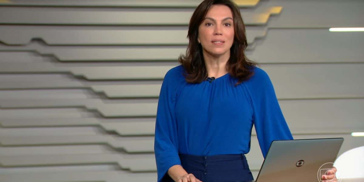 Ana Paula Araújo no Bom Dia Brasil (Foto: Reprodução / Globo)
