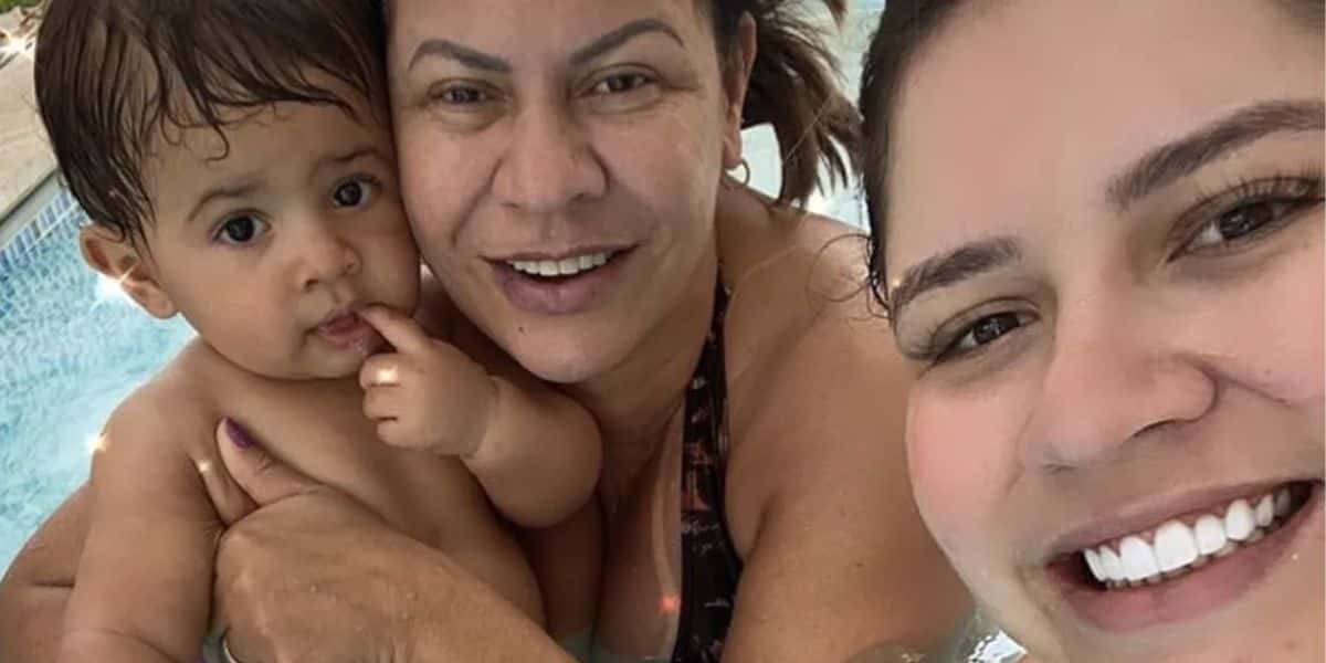 Léo, Dona Ruth e Marília Mendonça (Foto: Reprodução / Instagram)