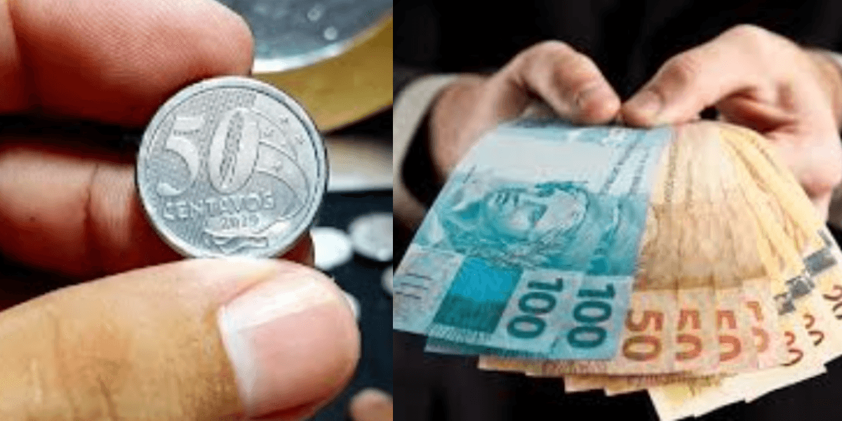 Moeda de 50 centavos pode valer até R$ 5 mil (Foto: Internet)