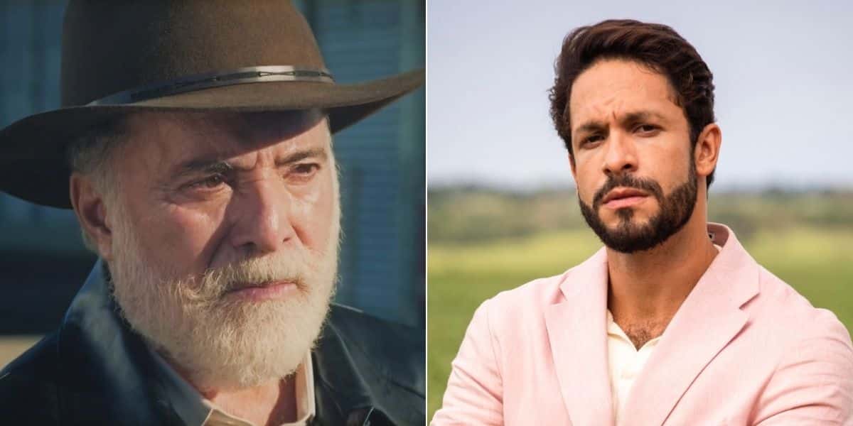 Antônio (Tony Ramos) e Luigi (Rainer Cadete) em Terra e Paixão. Foto: Reprodução/Globo