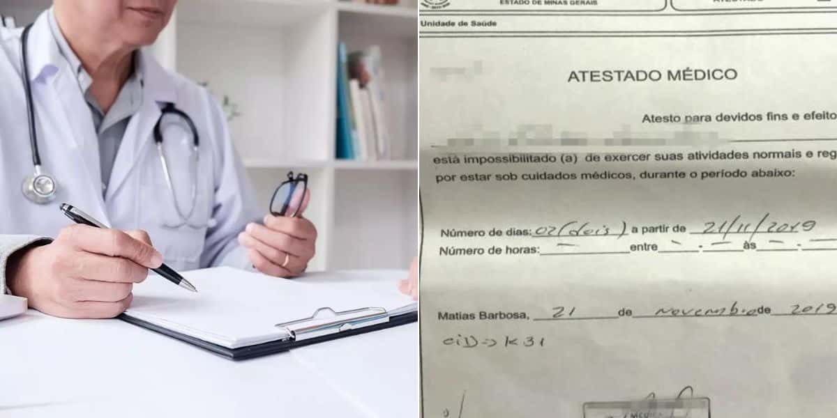 Trabalhadores podem assinar o seu próprio atestado médico em país. Foto: Reprodução/Internet