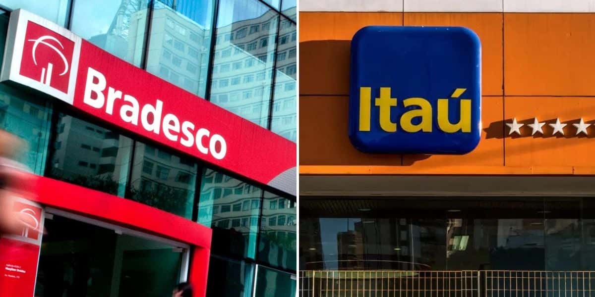 Bancos Bradesco e Itaú. Foto: Reprodução/Internet