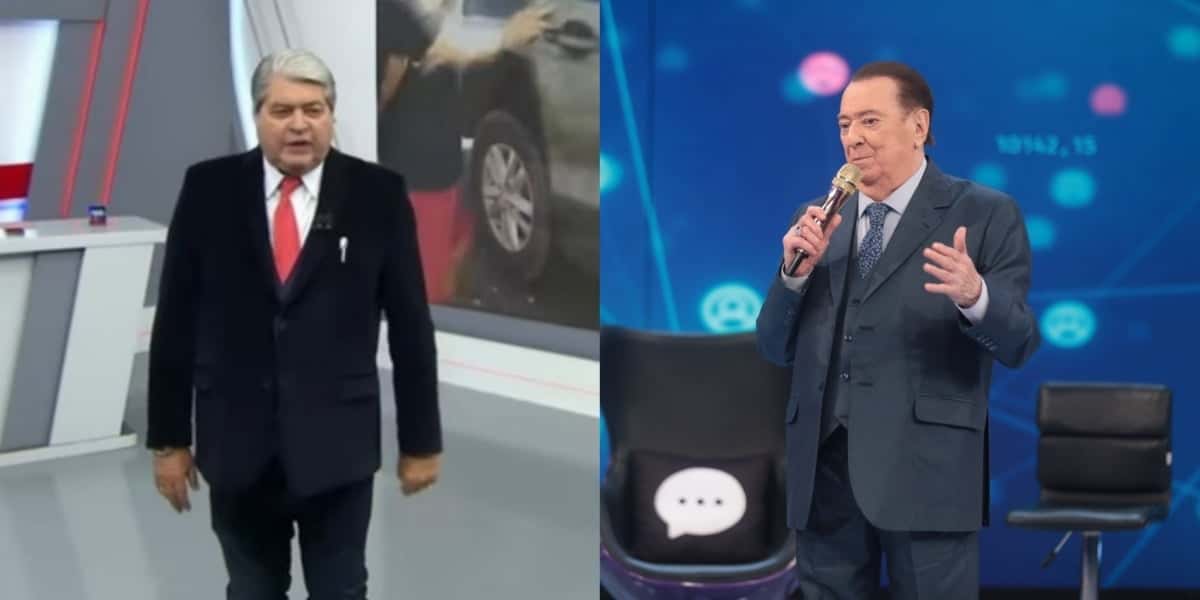Datena marcou melhor audiência que Raul Gil (Foto: Reprodução/Band/SBT)