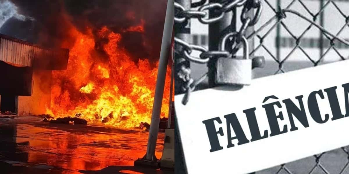 O triste adeus de empresa que sofreu incêndio - Foto: reprodução/Internet