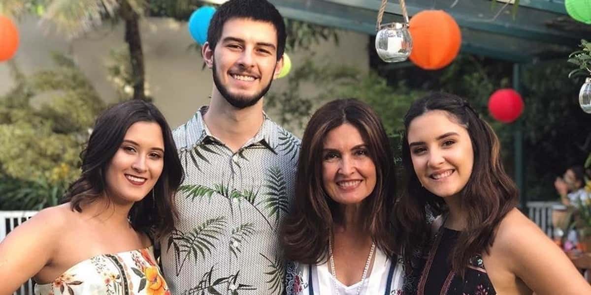 Fátima Bernardes teve três filhos do casamento com William Bonner (Foto: Instagram)
