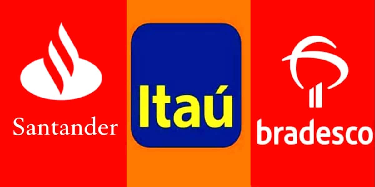 Itaú ultrapassa o Banco Santander e o Banco Bradesco e deixa a concorrência no chinelo (Foto Rerodução/Montagem/Internet)