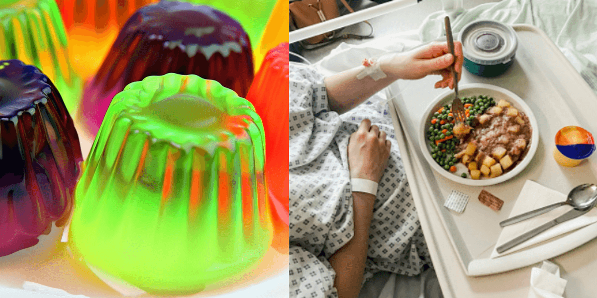 Descubra por que hospitais sempre servem gelatina como sobremesa (Foto: Montagem TV Foco)