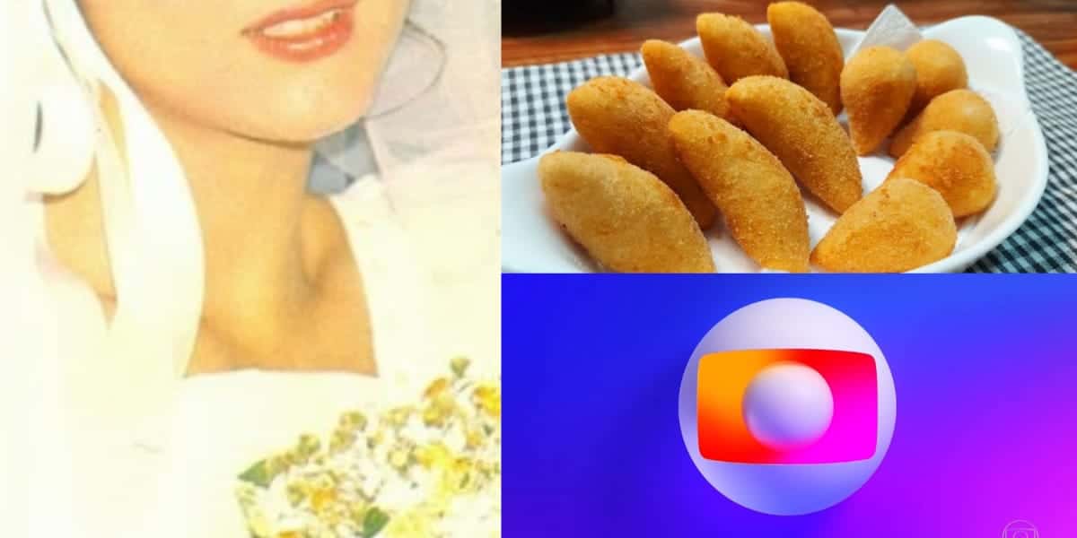 Musa da Globo vende salgados (Reprodução: Montagem TV Foco)