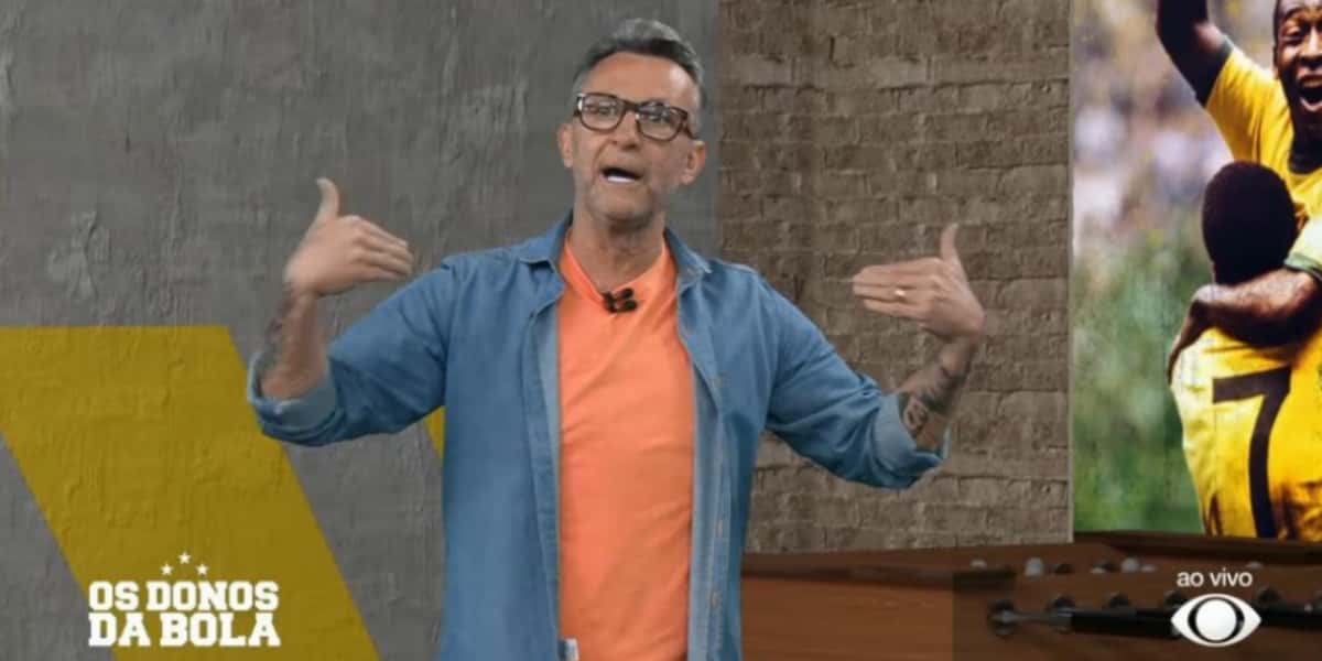 Neto fez comentário chocante em "Os Donos da Bola" (Foto: Reprodução/Band)