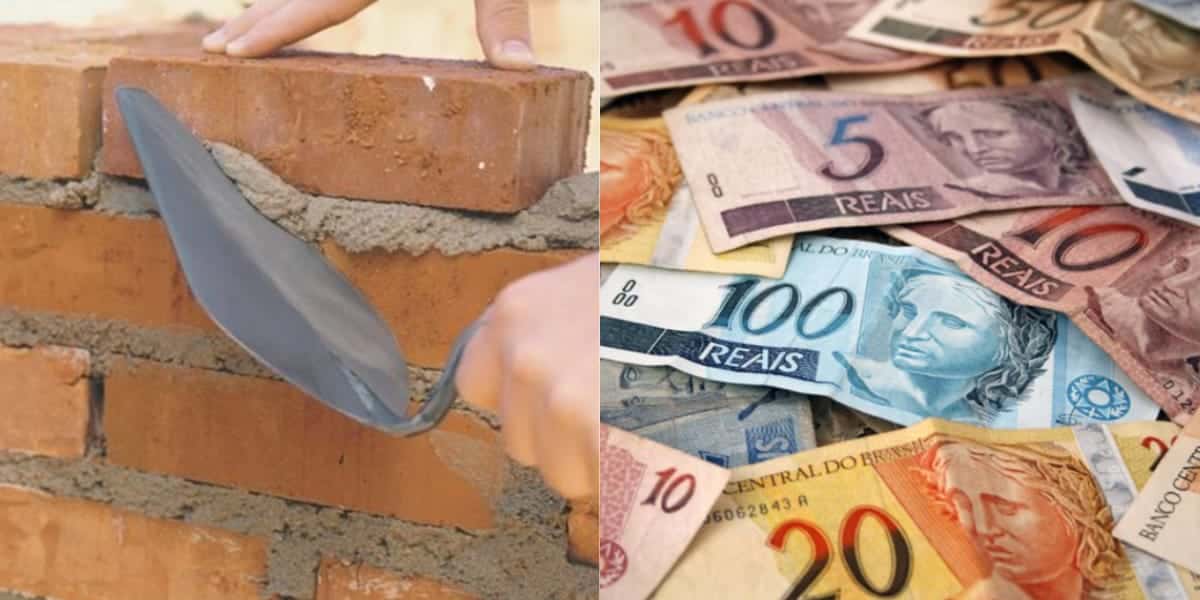 Pedreiro ganhou R$600 milhões (Reprodução: Montagem TV Foco)