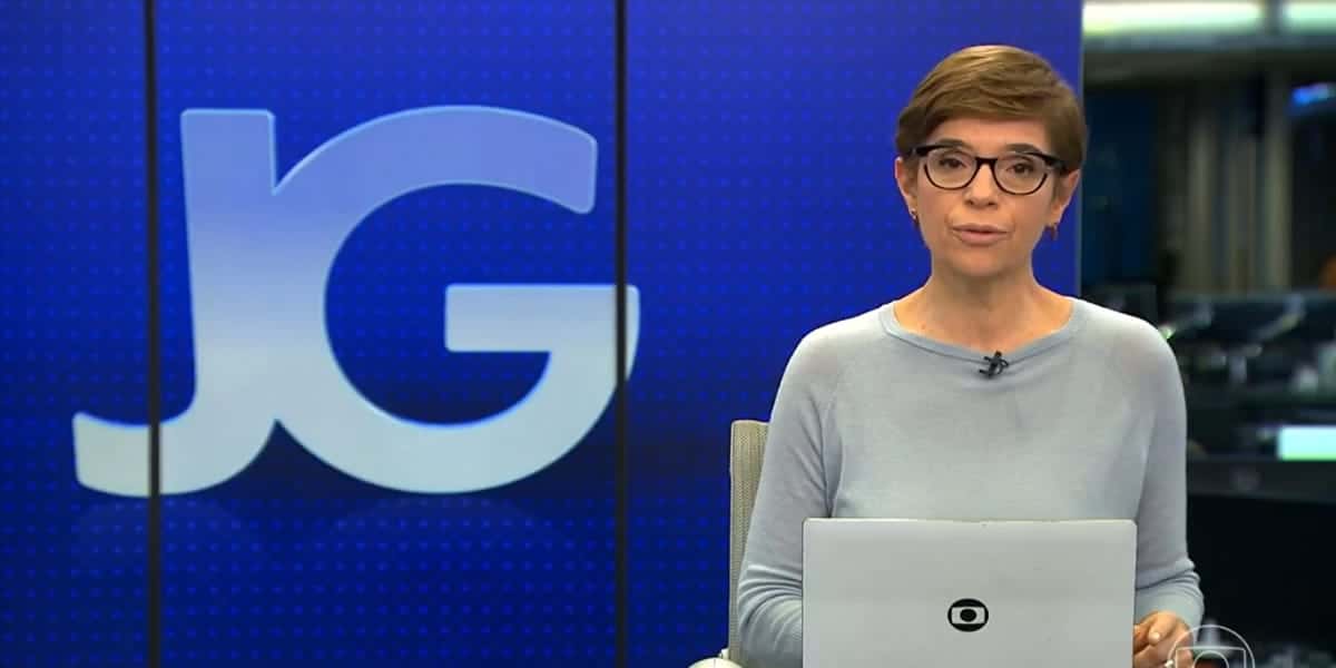 Renata Lo Prete nos estúdios do jornal (Reprodução: Globo)