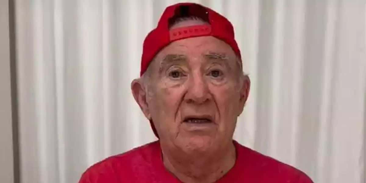 Renato Aragão em vídeo publicado nas redes sociais (Reprodução - Instagram)