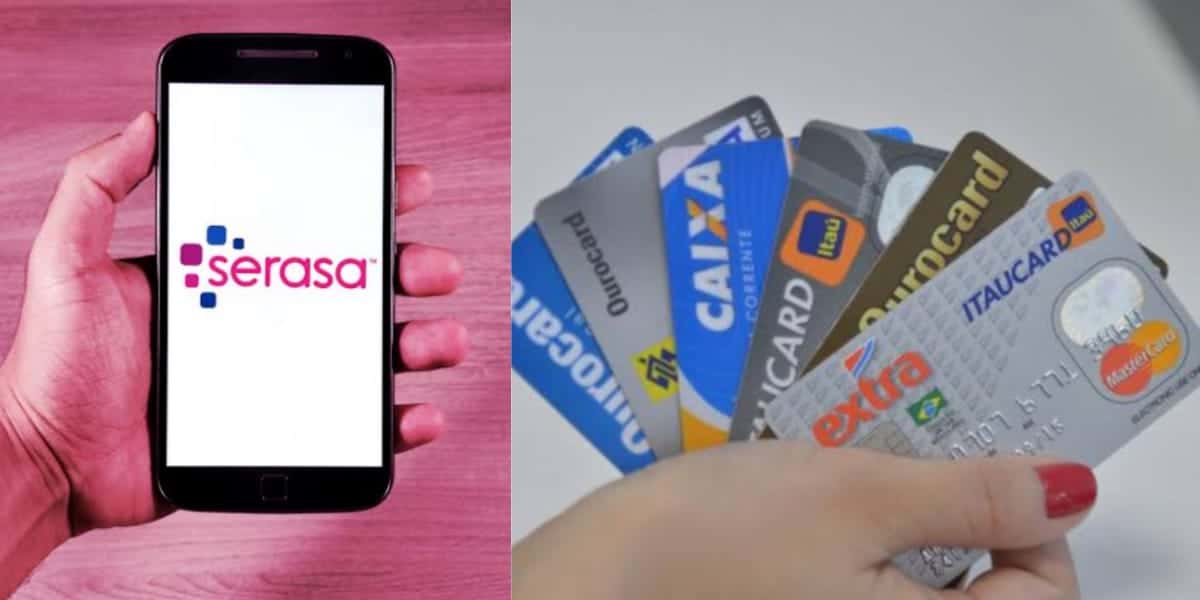 Serasa faz alerta sobre cartões de crédito (Reprodução: Montagem TV Foco)