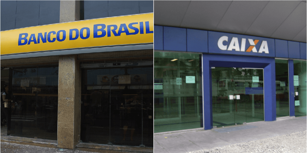 Banco do Brasil e Caixa Federal (Foto: Reprodução/ Internet)