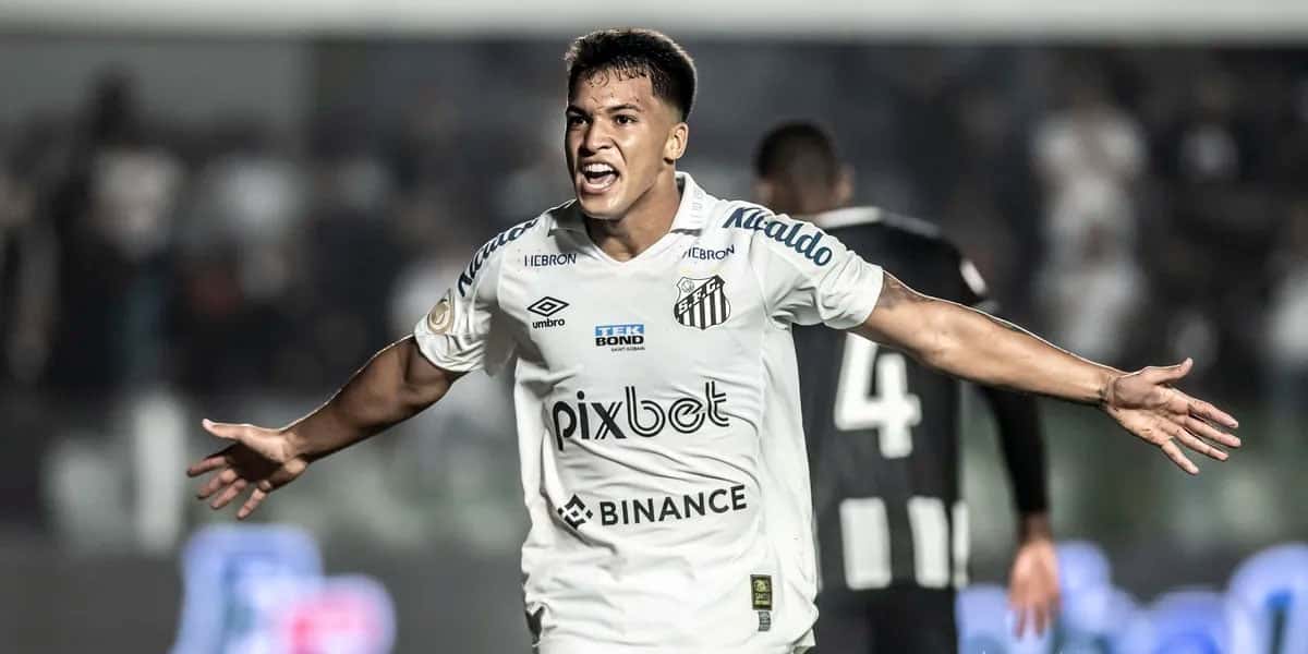 Marcos Leonardo - Foto: Ivan Storti/Santos FC