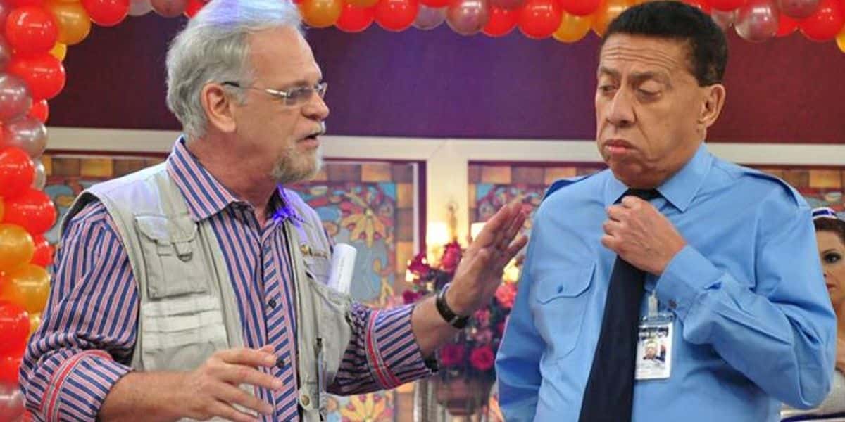 Marcos Wainberg e Paulo Silvino em um dos quadros mais icônicos do Zorra (Reprodução - Globo)