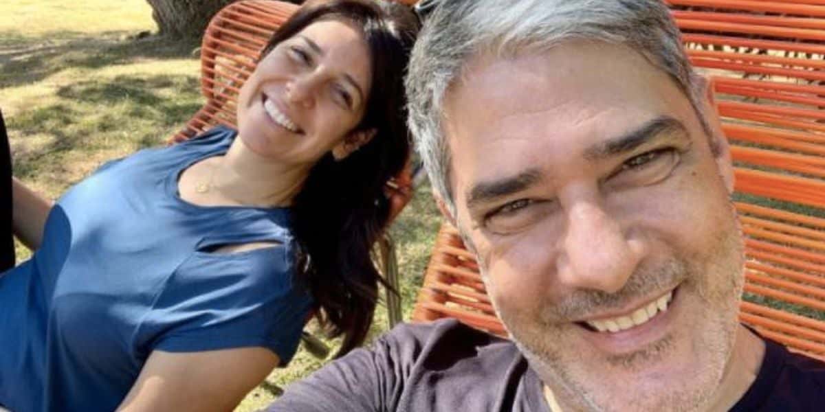 Natasha Dantas e William Bonner (Foto: Reprodução / Instagram)