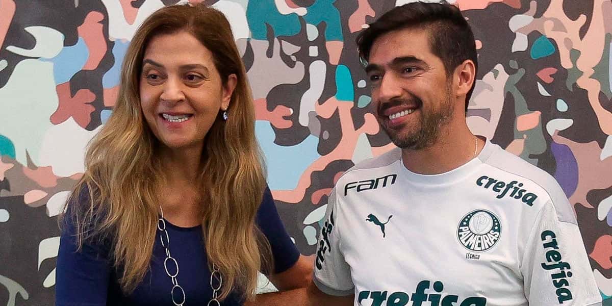Leila Pereira e Abel Ferreira (Foto: Reprodução/ Internet)
