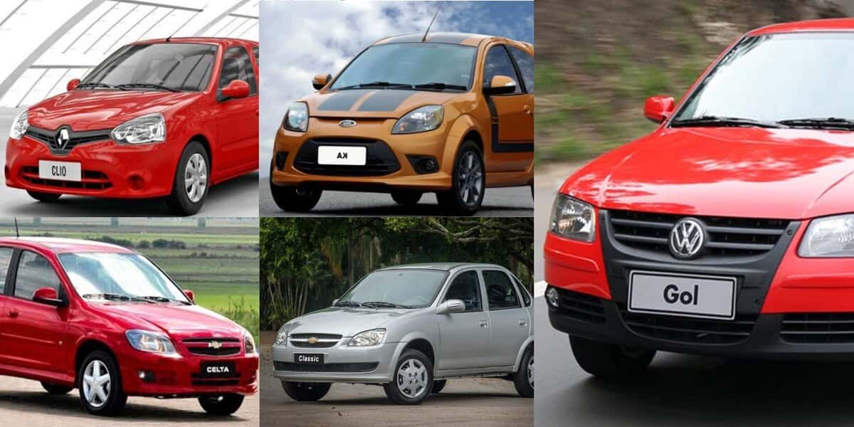 5 carros incríveis por até R$ 25 mil (Foto: Reprodução / Internet / Montagem TV Foco)