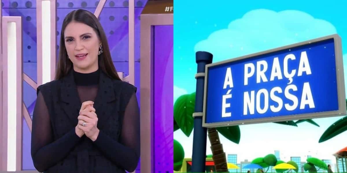 Chris Flores detonou humorista de "A Praça é Nossa" (Foto: Reprodução/SBT)