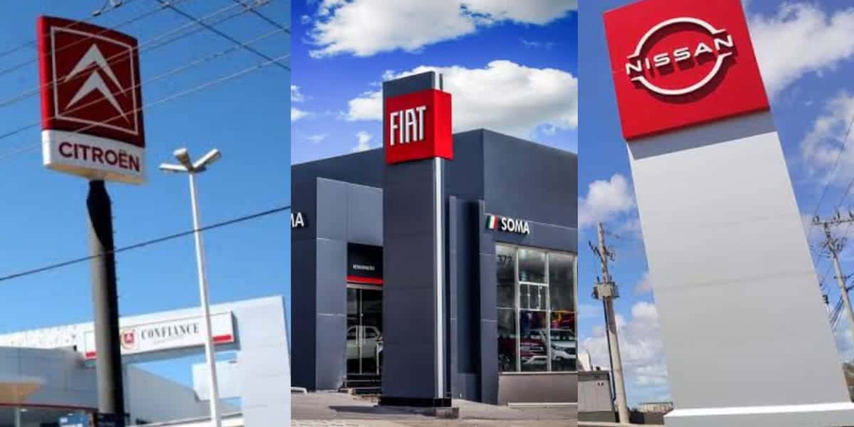 Citroën, Fiat e Nissan tiveram carros que fracassaram (Reprodução: Montagem TV Foco)