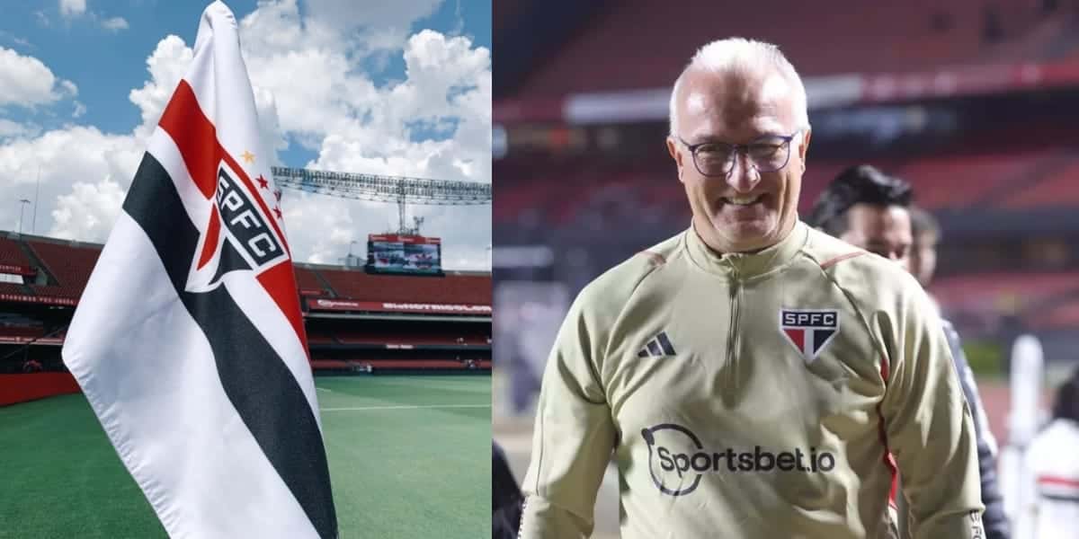 Dorival é o técnico do São Paulo (Reprodução: Montagem TV Foco)