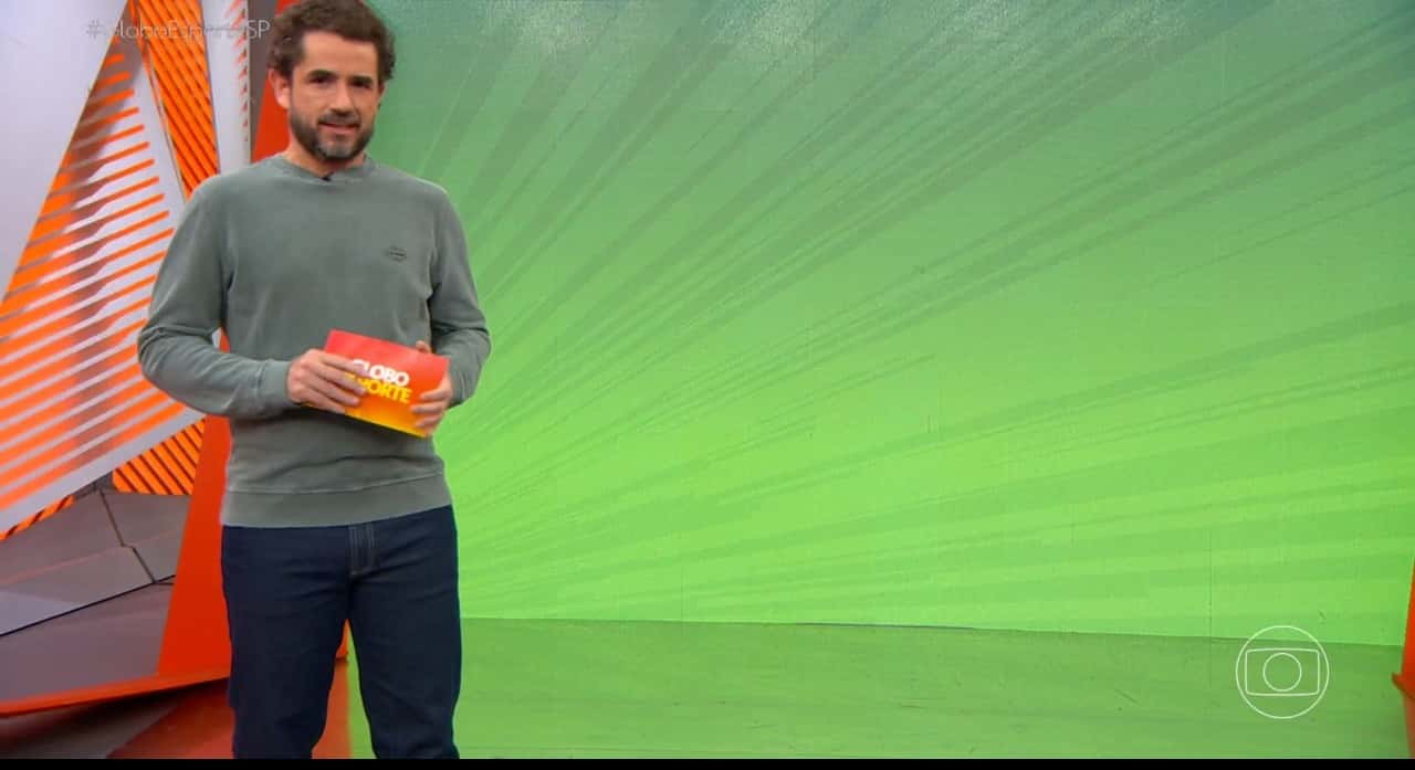 Felipe Andreoli no Globo Esporte - Foto: Reprodução/Internet