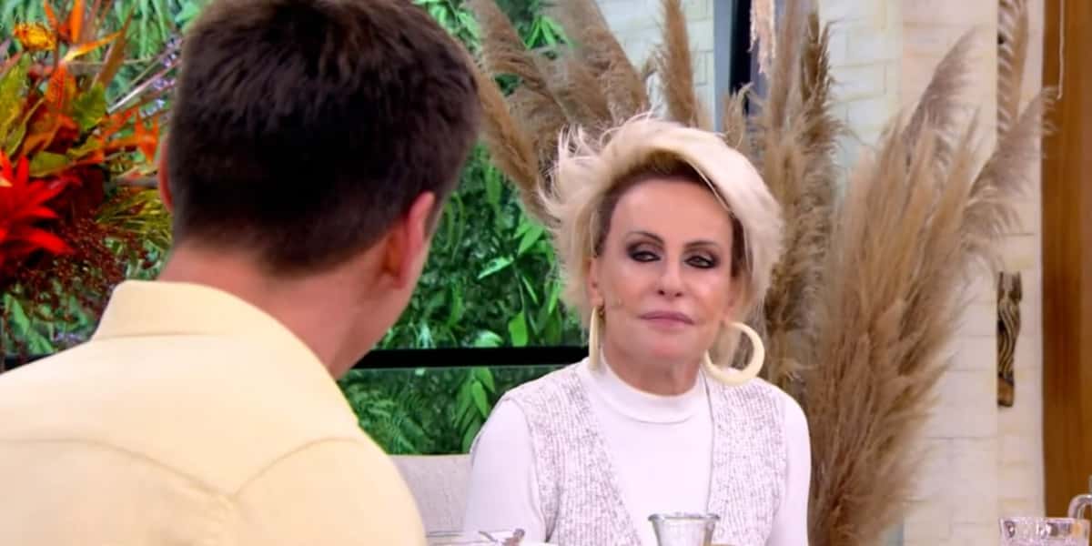 Ana Maria Braga conversou com o repórter Felipe Suhre (Foto: Reprodução/TV Globo)