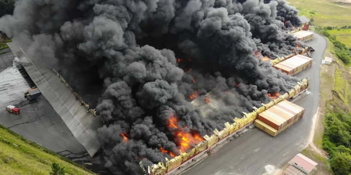 Incêndio destruiu empresa famosa, que fechou as portas (Foto: Reprodução/ Internet)