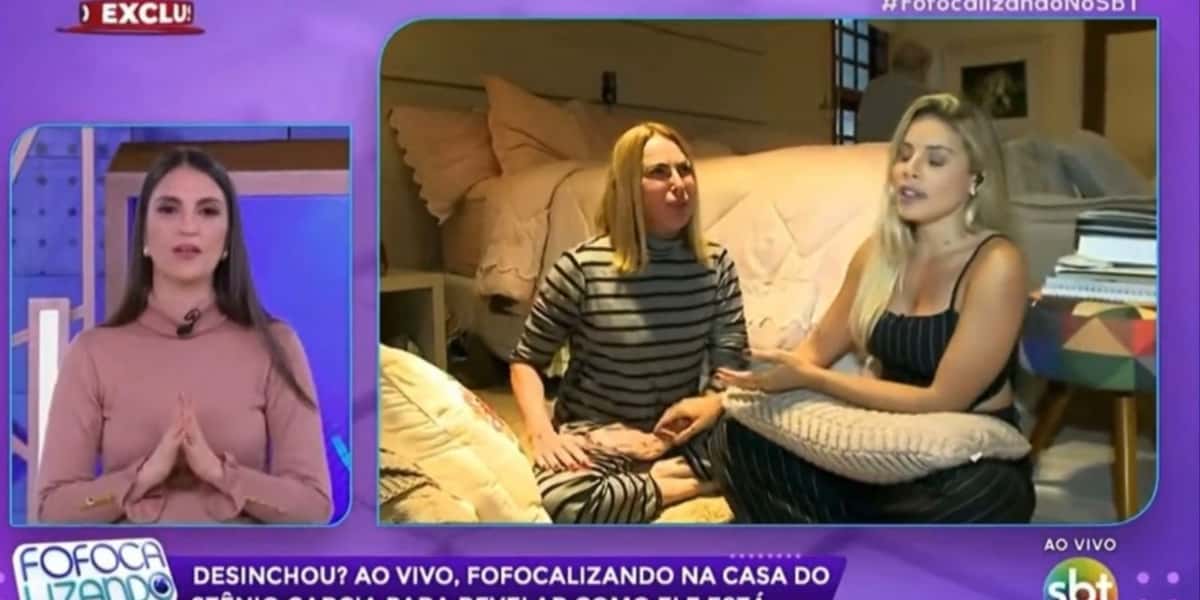 Marilene Saade fez barraco no "Fofocalizando" (Foto: Reprodução/SBT)