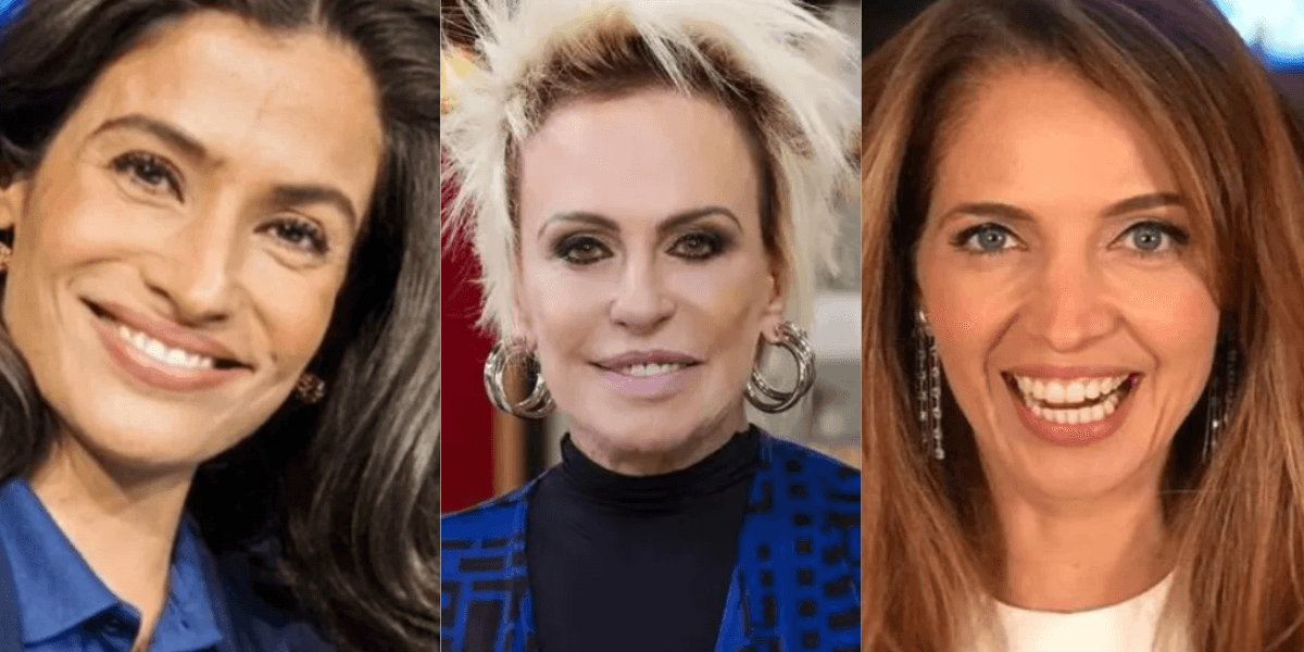 Poliana, Renata e Ana Maria vivem relação com colegas da Globo (Foto: Internet)