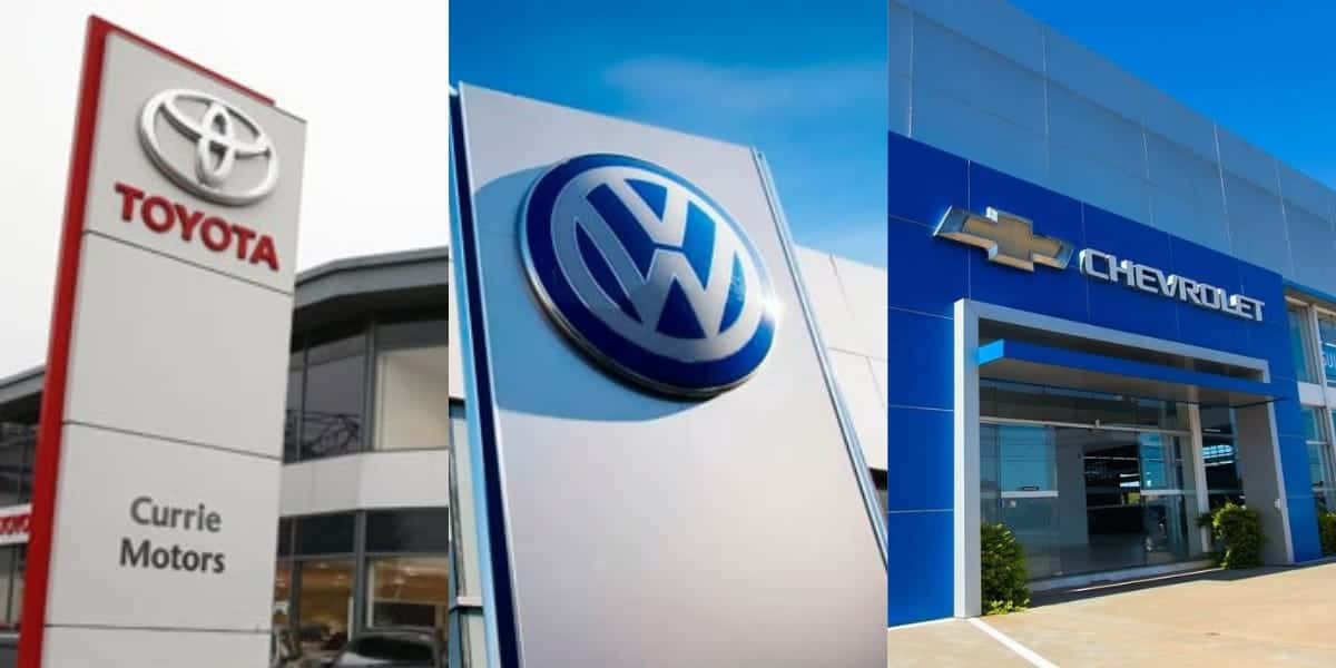 Toyota, Volkswagen e Chevrolet com carros até 30 mil (Reprodução: Montagem TV Foco)