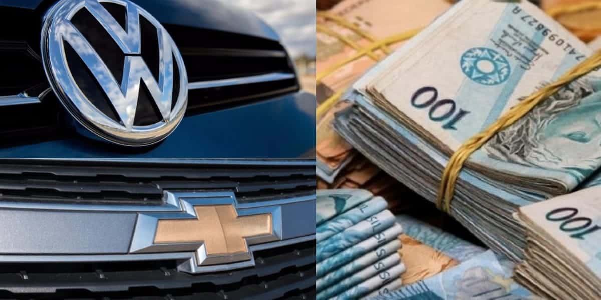 Rival da Chevrolet e da Volkswagen arromba os cofres (Reprodução: Montagem TV Foco)