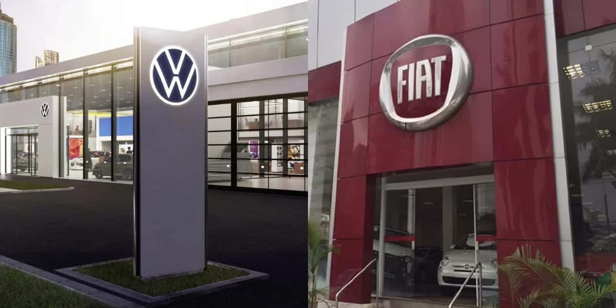 Loja da FIAT (Reprodução: Montagem TV Foco)