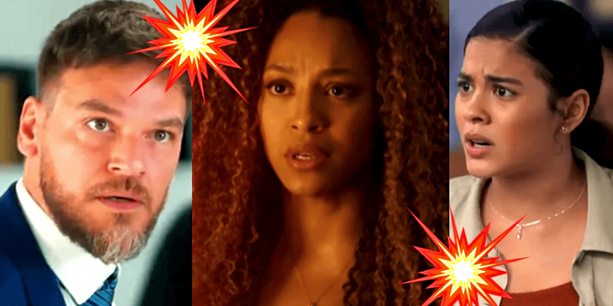 Sol irá partir pra cima de Théo, com tudo, após saber o que ele teve coragem de fazer com a própria filha, em "Vai na Fé", novela da Globo (Foto Reprodução/Montagem/Tv Foco)