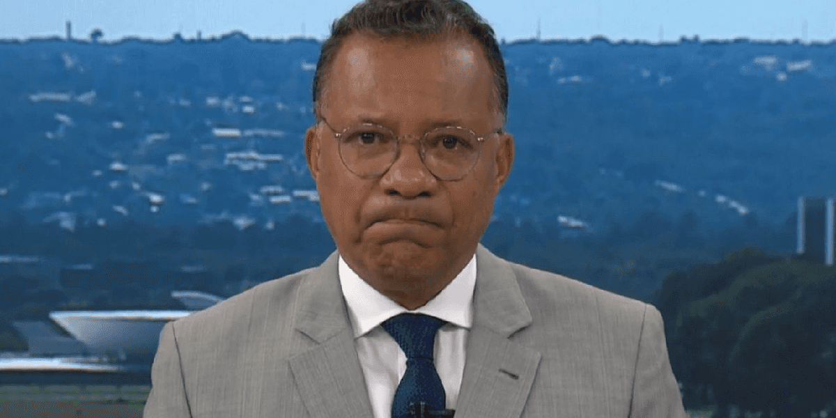 Heraldo Pereira com lagrimas nos olhos (Foto: Reprodução/ Internet)