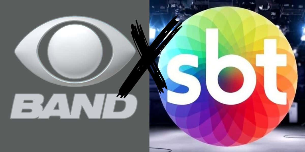 Logo da Band e do SBT- Foto Reprodução Internet